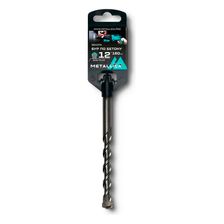 Бур по бетону SDS-plus METALLICA Optima 12 х160/100 мм, напайка с центром, 2 спирали - изображение 2