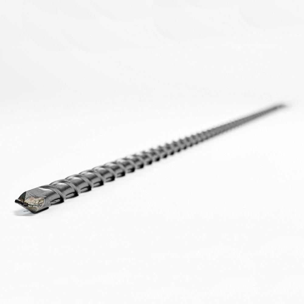 Бур по бетону SDS-plus METALLICA Optima 22х1000/950 мм, напайка с центром, 2 спирали - изображение 2