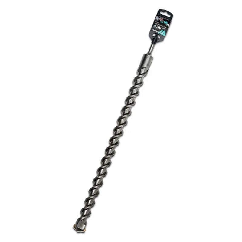 Бур по бетону SDS-plus METALLICA Optima 35х800/750 мм, напайка с центром, 2 спирали