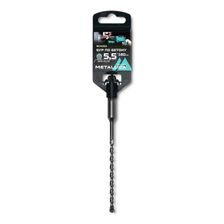 Бур по бетону SDS-plus METALLICA Optima   5,5х160/100 мм, напайка с центром, 2 спирали - изображение 2