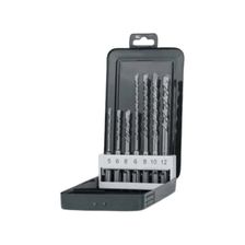 Набор буров по бетону SDS-plus METALLICA Optima 5/6/8х110мм, 6/8/10/12х160мм, 7шт в металл. коробке - изображение 2