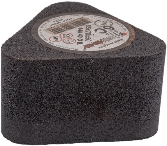 Сегмент шлифовальный ЛУГА 6С 85х78х50 14А 40 O B (40 СТ1 ББ) С ГАЙКОЙ D3100857850441O - изображение 3