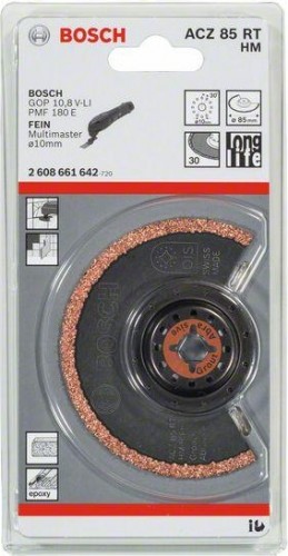 Сегментированное пильное полотно BOSCH HM-RIFF 85 мм 2608661642