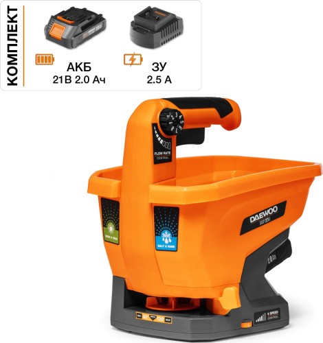 Сеялка DAEWOO DASP 321Li SET аккумуляторная с АКБ и ЗУ