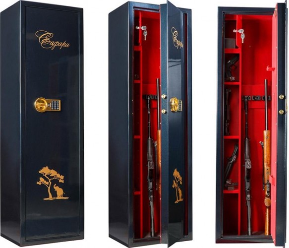 Сейф оружейный VALBERG САФАРИ EL GOLD*  (черный) S11299031409 - изображение 2