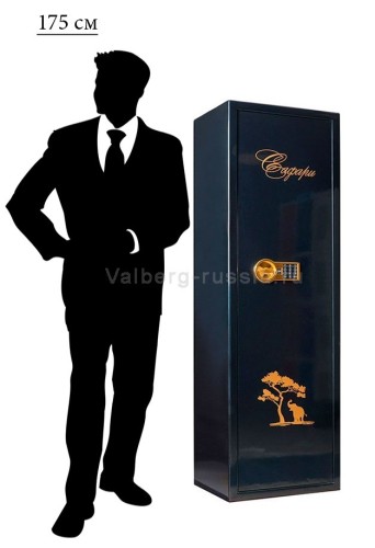 Сейф оружейный VALBERG САФАРИ EL GOLD*  (черный) S11299031409 - изображение 5
