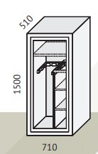 Сейф оружейный VALBERG TIGER 70 S11299541009 - изображение 3