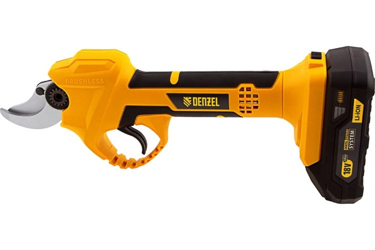 Секатор аккумуляторный Denzel CP-30, 18В Li-Ion Li-Ion  59435 - изображение 2