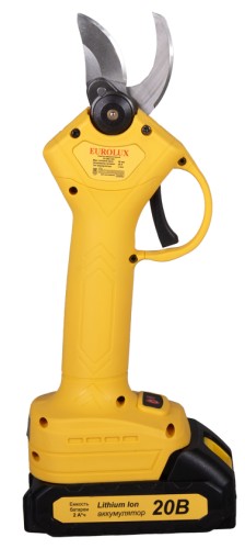 Секатор аккумуляторный EUROLUX CP-20Li EA АКБ и ЗУ 70/13/139 - изображение 2