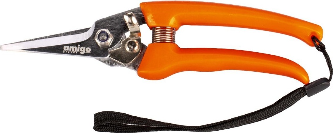 Секатор Amigo для срезания плодов и резки пластиковой проволоки, лезвие из стали sk-5 76404