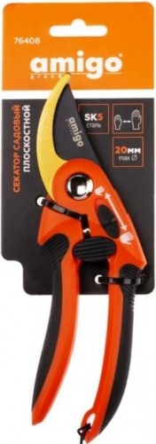 Секатор Amigo два положения открытия, лезвие из стали sk-5 76408 - изображение 2