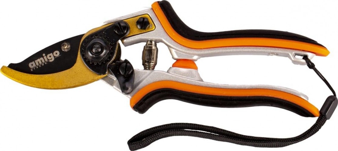 Секатор Amigo плосткостной лезвие из стали sk-5 76406