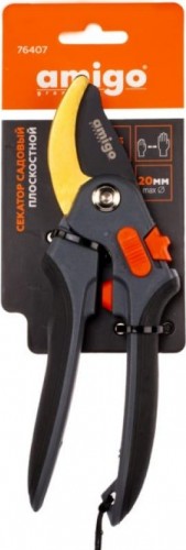 Секатор Amigo плосткостной лезвие из стали sk-5 76407 - изображение 2