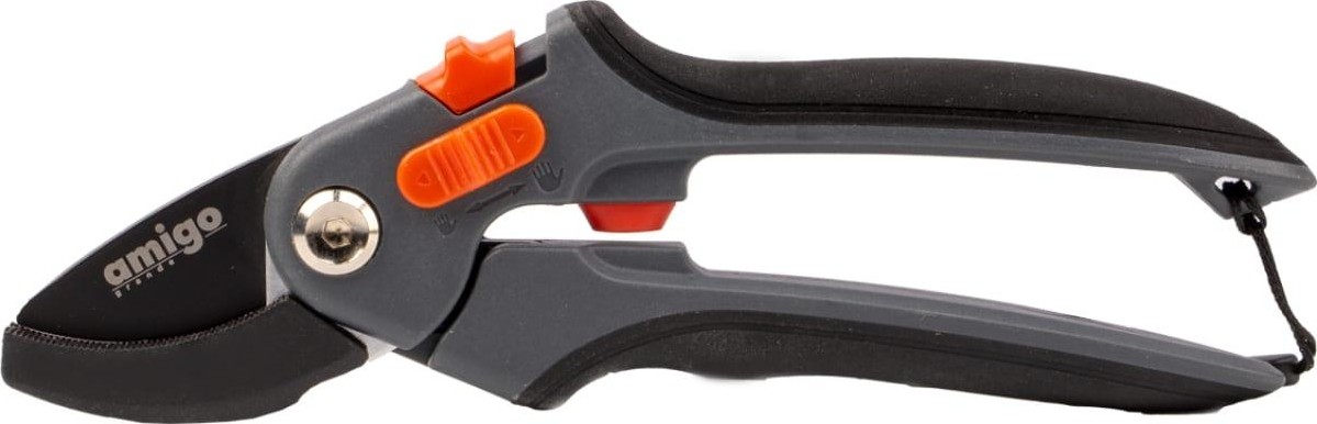 Секатор Amigo с наковаленкой лезвие из стали sk-5 76417