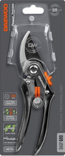 Секатор DAEWOO DAGP 600 плоскостной металлический - изображение 2