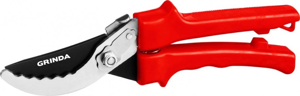 Секатор GRINDA G-31 с пластиковыми рукоятками, плоскостной, 200мм 40210_z02