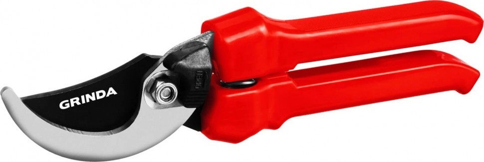 Секатор GRINDA G-33 с пластиковыми рукоятками, плоскостной, 200мм 40211_z02