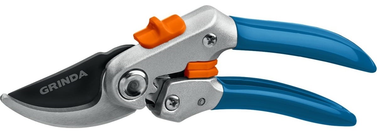 Секатор GRINDA P-51 c двухкомпонентными рукоятками, 210 м 423451_z01