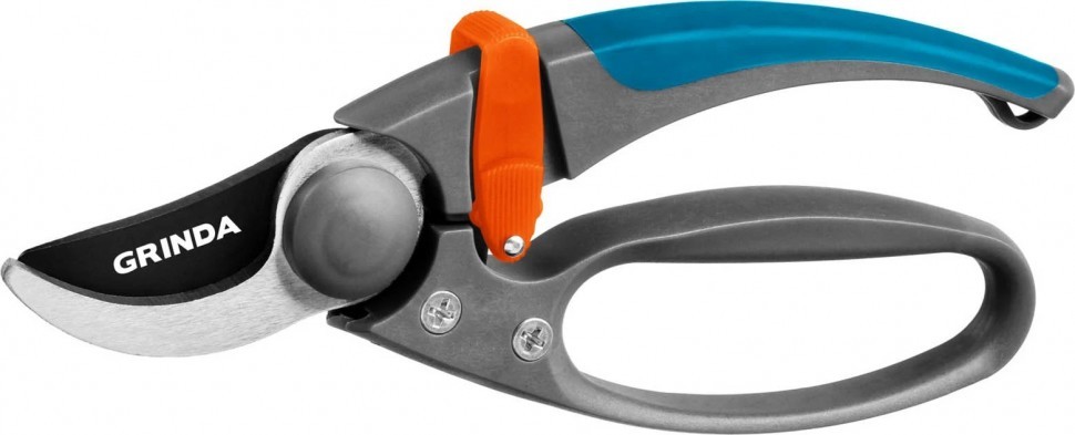 Секатор GRINDA PRO Line P-57 двухкомпонентные рукоятки, с эфесом 210 мм 423457