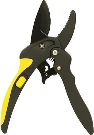 Секатор HANSKONNER HK3012-07-23 200 мм с храп механиз алюмин ручка верх. лезвие с - изображение 2