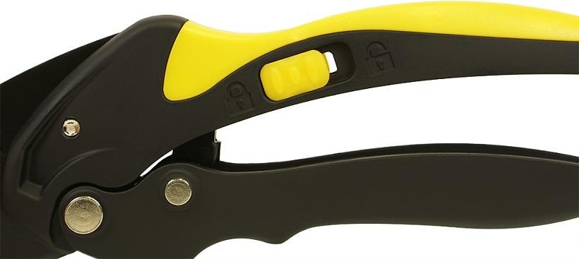 Секатор HANSKONNER HK3012-07-23 200 мм с храп механиз алюмин ручка верх. лезвие с - изображение 5