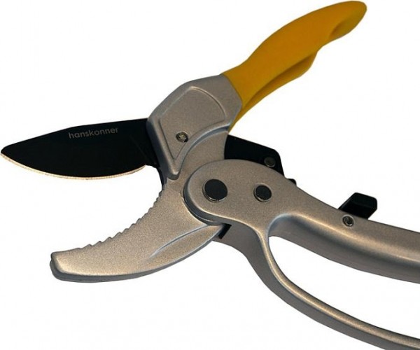 Секатор HANSKONNER HK3012-07-20 ручной 205 мм с храповым механизмом алюмин. ручка - изображение 3