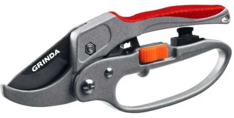 Секатор контактный GRINDA G-15 алюминиевые рукоятки, с эфесом 200 мм 8-423034_z01
