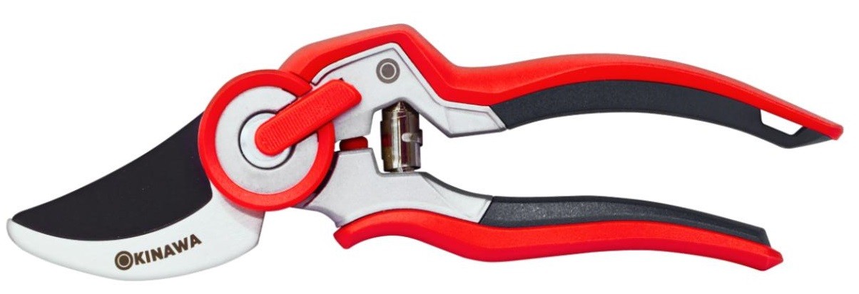 Секатор OKINAWA 2347 плоскостной 220 мм, d20 мм