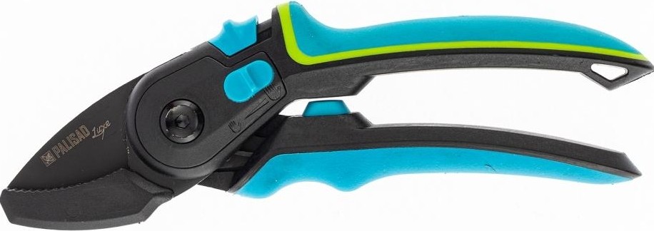 Секатор PALISAD 604 805 с наковальней, 220 мм, регулировка захвата, трехко 604805