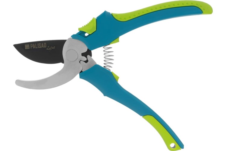 Секатор PALISAD LUXE 60477 прямого реза, 215 мм, двухкомпонентные рукоятки 60477 - изображение 2