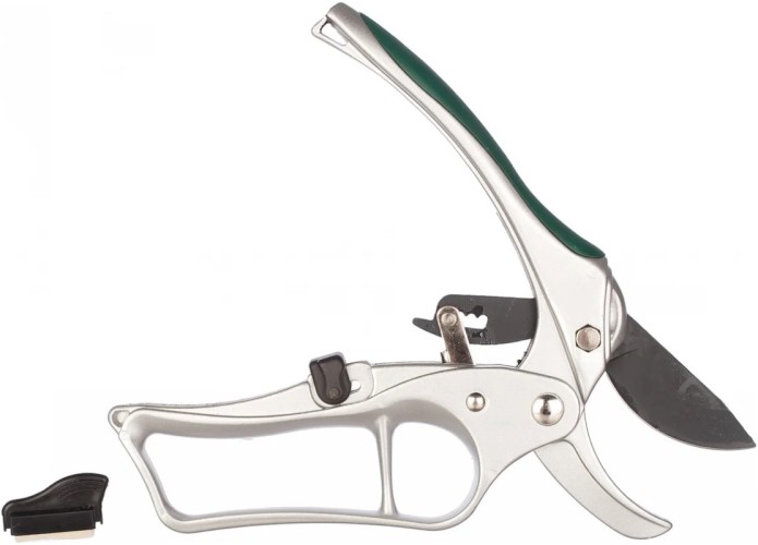 Секатор RACO 150C с алюминиевыми рукоятками, с эфесом, контактный, 2 4206-53/150C - изображение 2