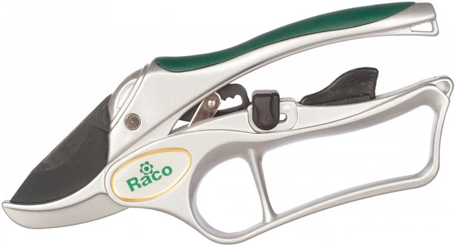 Секатор RACO 150C с алюминиевыми рукоятками, с эфесом, контактный, 2 4206-53/150C