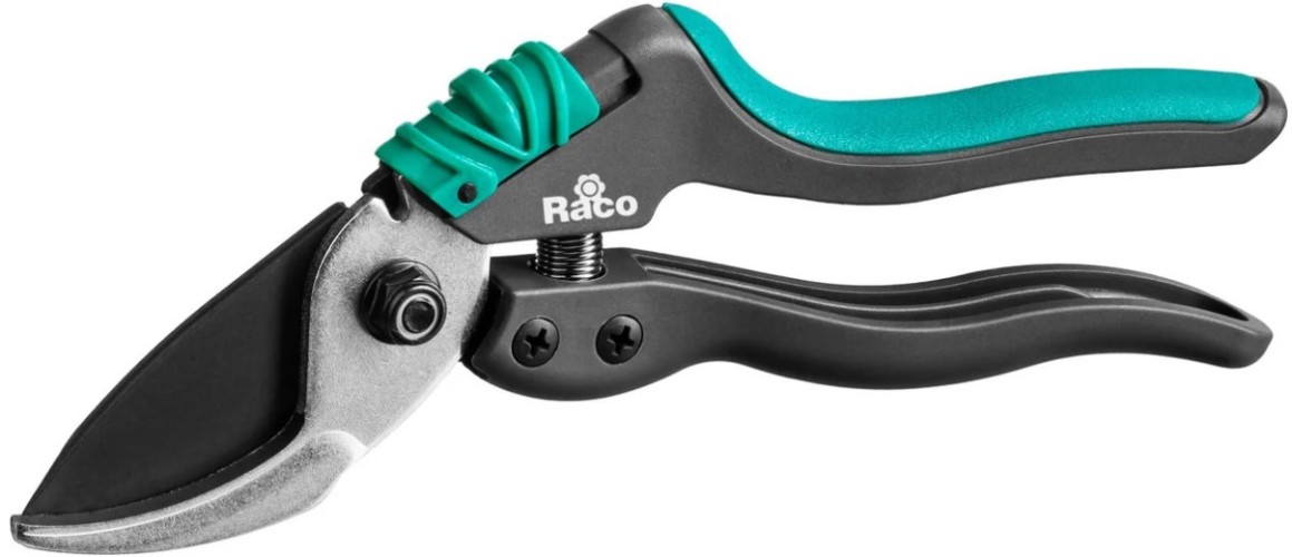 Секатор RACO S162 с двухкомпонентными рукоятками, плоскостной, 205 м 4206-53/S162