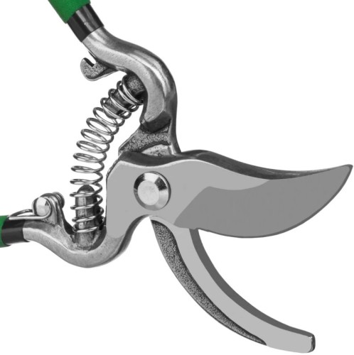 Секатор РОСТОК PC-19 цельнокованый, с овальными рукоятками, плоскостной 423006 - изображение 3