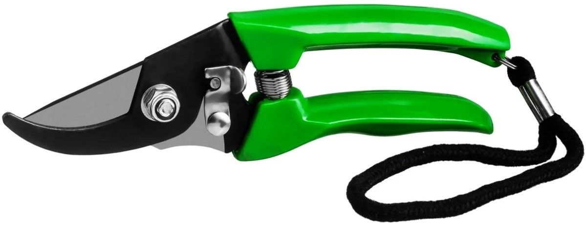 Секатор РОСТОК PC-71 компактный, с пластиковыми рукоятками, плоскостной 423015