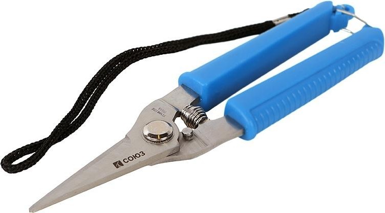 Секатор ручной 160мм СОЮЗ 3012-04-07C пластиковая ручка, ремешок на руку