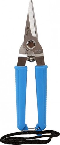 Секатор ручной 160мм СОЮЗ 3012-04-07C пластиковая ручка, ремешок на руку - изображение 2