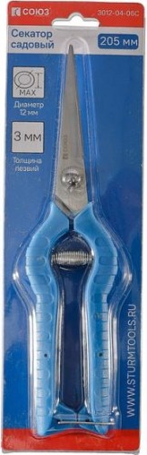 Секатор СОЮЗ ручной 160мм, пластиковая ручка 3012-04-06С 3012-04-06С - изображение 5