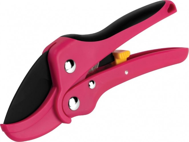 Секатор ЦЕНТРОИНСТРУМЕНТ 1244ЦИ с храповым механизмом 1244