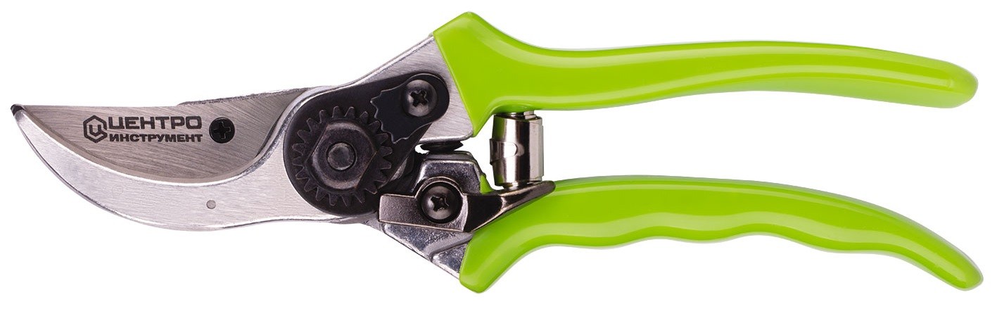 Секатор ЦЕНТРОИНСТРУМЕНТ 1720 с обрезиненными алюминиевыми ручками