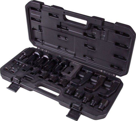 Съемник дизельных форсунок МАСТАК 103-51021C  кейс, 21 предмет