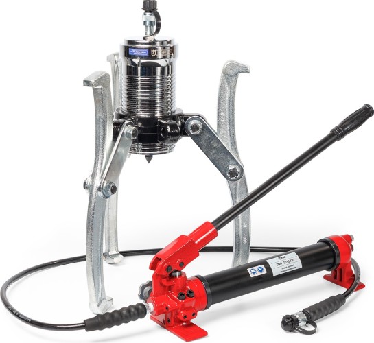 Съемник гидравлический КВТ СГН-50 с выносным насосом, усилие 50 тонн 84633