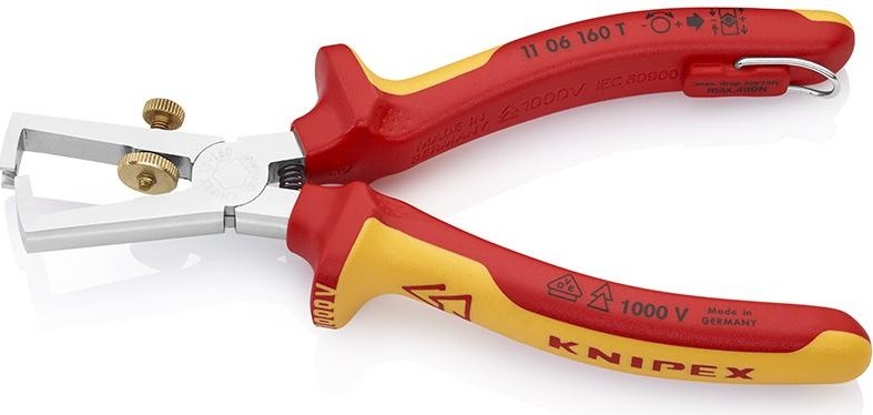 Съемник изоляции диэлектрический KNIPEX 1106160T 1000 V, 160 мм KN-1106160T - изображение 2