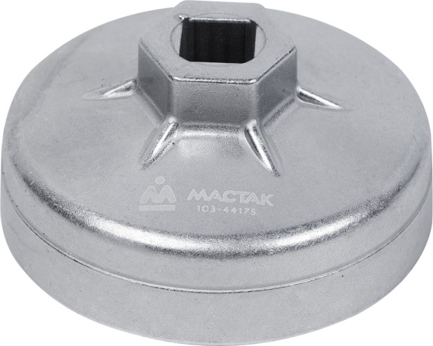 Съемник масляных фильтров торцевой МАСТАК 15 граней, 75 мм 103-44175 103-44175 - изображение 2