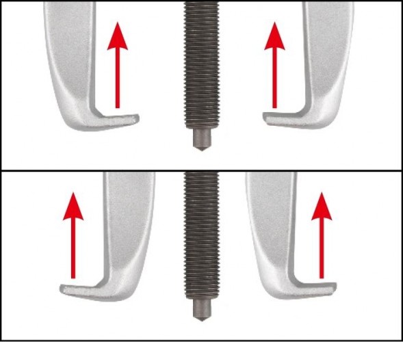 Съемник подшипников KING TONY 7962B-35 2-х захватный 90 мм - изображение 4