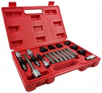 Съемник шкива генератора AE&amp;T TA-A1087 (18 предметов, полный набор) - изображение 2