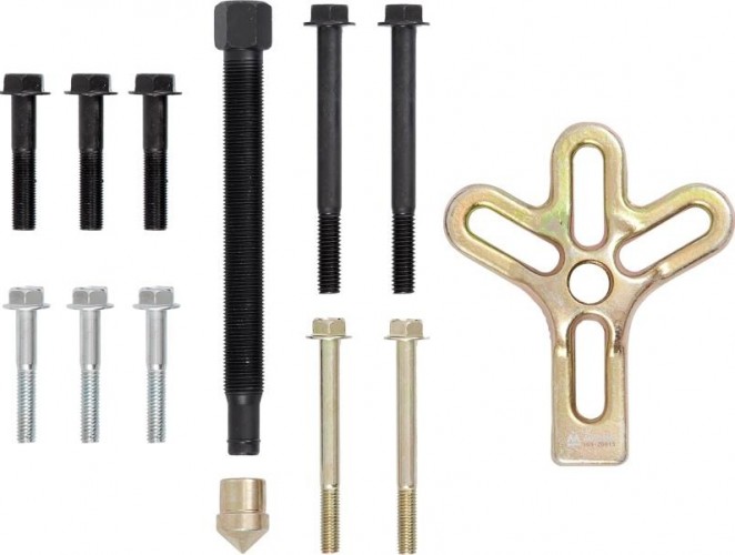 Съемник шкивов, 25-100 мм МАСТАК 103-20013 13 предметов