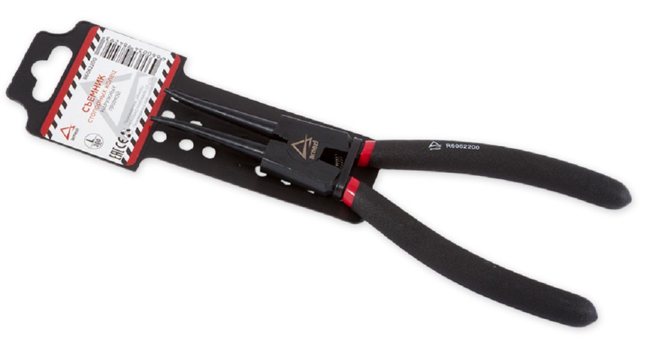 Съемник стопорных колец ARNEZI R6062200 наружных 200 мм, прямой