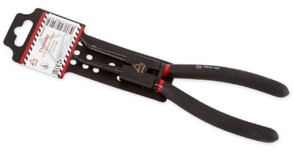 Съемник стопорных колец ARNEZI R6061200 наружных 200 мм, загнутый