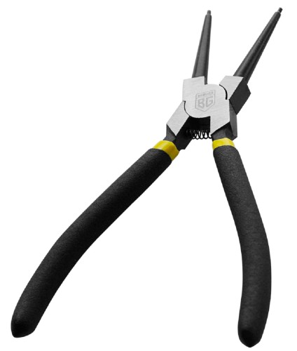 Съемник стопорных колец BERGER BG1223 прямой для внутренних (сжимание) 180 мм